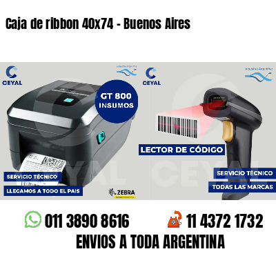 Caja de ribbon 40x74 - Buenos Aires