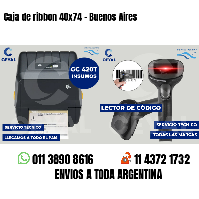 Caja de ribbon 40x74 - Buenos Aires