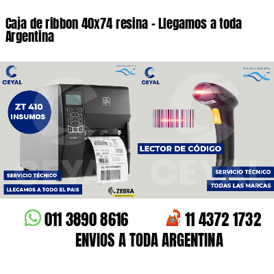 Caja de ribbon 40x74 resina - Llegamos a toda Argentina