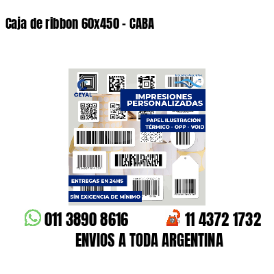 Caja de ribbon 60x450 - CABA
