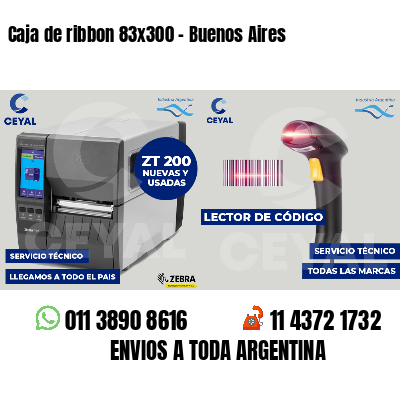 Caja de ribbon 83x300 - Buenos Aires
