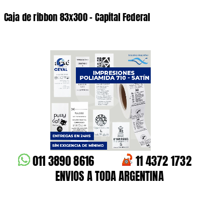Caja de ribbon 83x300 - Capital Federal