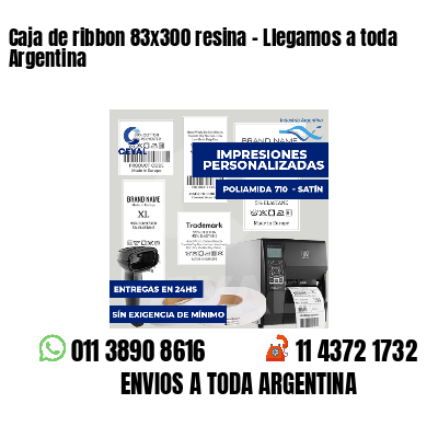 Caja de ribbon 83x300 resina - Llegamos a toda Argentina