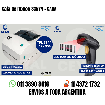Caja de ribbon 83x74 - CABA