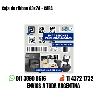 Caja de ribbon 83x74 - CABA