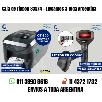 Caja de ribbon 83x74 - Llegamos a toda Argentina