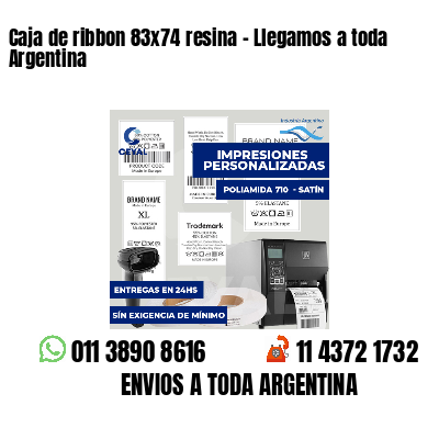 Caja de ribbon 83x74 resina - Llegamos a toda Argentina