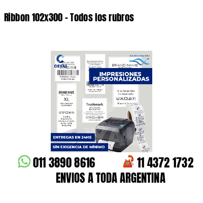 Ribbon 102x300 - Todos los rubros