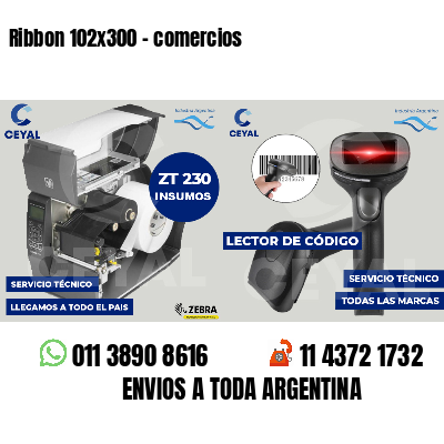 Ribbon 102x300 - comercios