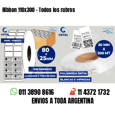 Ribbon 110x300 - Todos los rubros