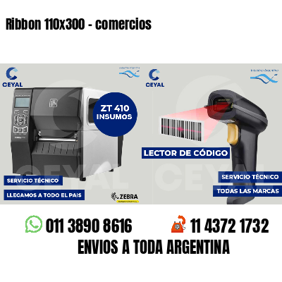 Ribbon 110x300 - comercios