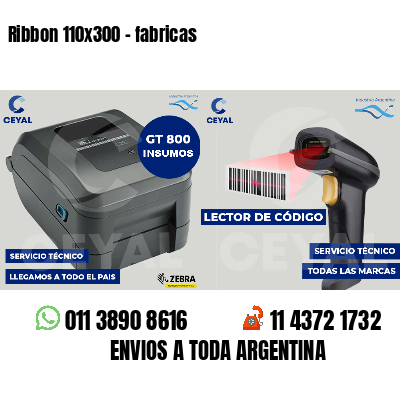 Ribbon 110x300 - fabricas