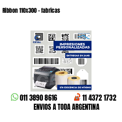 Ribbon 110x300 - fabricas