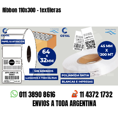 Ribbon 110x300 - textileras