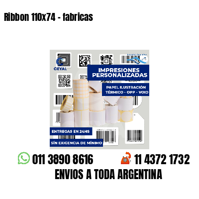 Ribbon 110x74 - fabricas