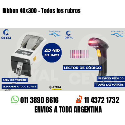 Ribbon 40x300 - Todos los rubros