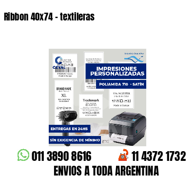 Ribbon 40x74 - textileras