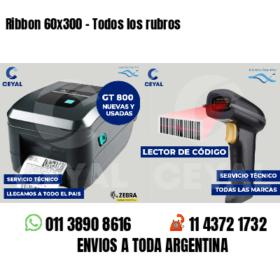 Ribbon 60x300 - Todos los rubros