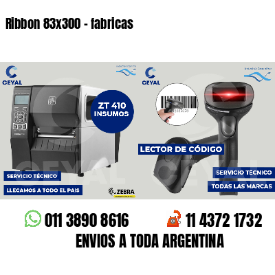 Ribbon 83x300 - fabricas