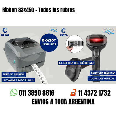 Ribbon 83x450 - Todos los rubros