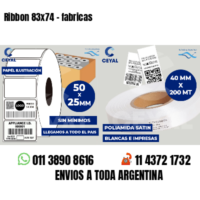 Ribbon 83x74 - fabricas