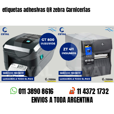 etiquetas adhesivas QR zebra Carnicerías