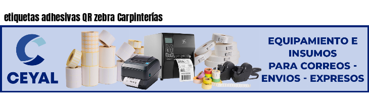 etiquetas adhesivas QR zebra Carpinterías