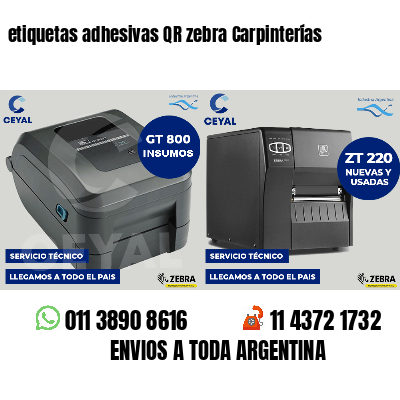 etiquetas adhesivas QR zebra Carpinterías