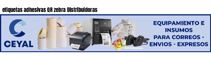 etiquetas adhesivas QR zebra Distribuidoras