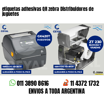etiquetas adhesivas QR zebra Distribuidores de juguetes