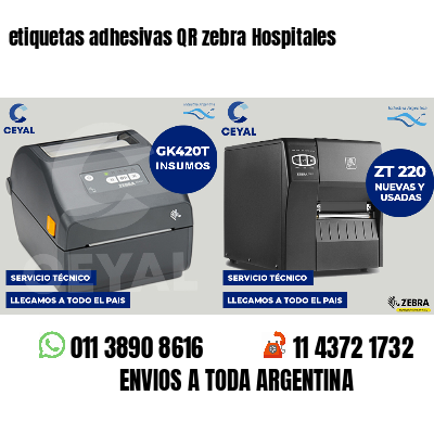 etiquetas adhesivas QR zebra Hospitales
