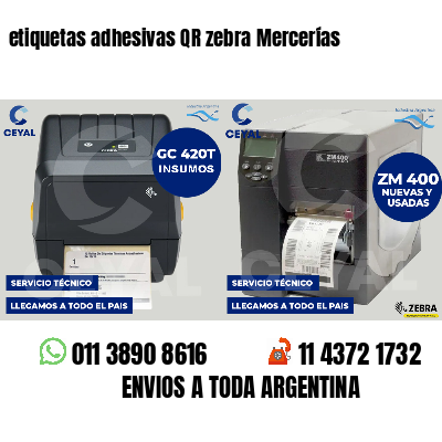 etiquetas adhesivas QR zebra Mercerías