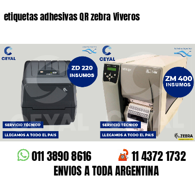 etiquetas adhesivas QR zebra Viveros