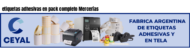 etiquetas adhesivas en pack completo Mercerías