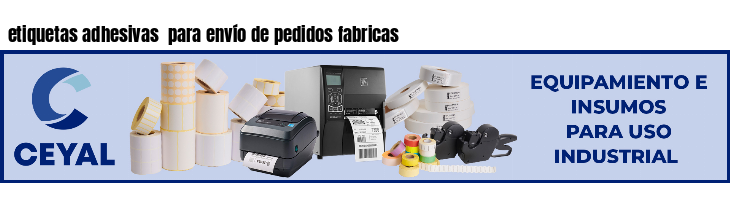 etiquetas adhesivas para envío de pedidos fabricas