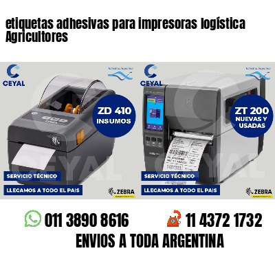 etiquetas adhesivas para impresoras logística Agricultores