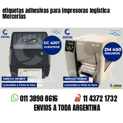 etiquetas adhesivas para impresoras logística  Mercerías