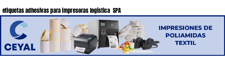 etiquetas adhesivas para impresoras logística SPA