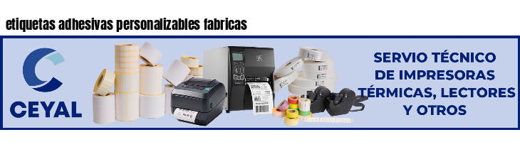 etiquetas adhesivas personalizables fabricas