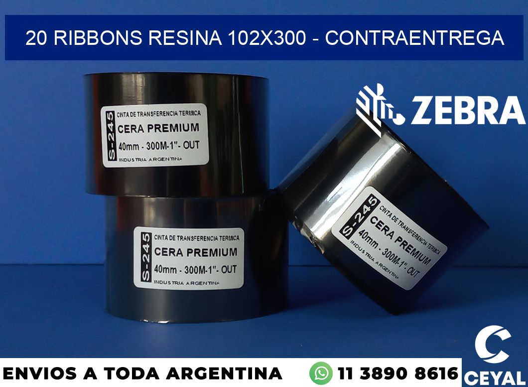 20 Ribbons resina 102x300 - contraentrega