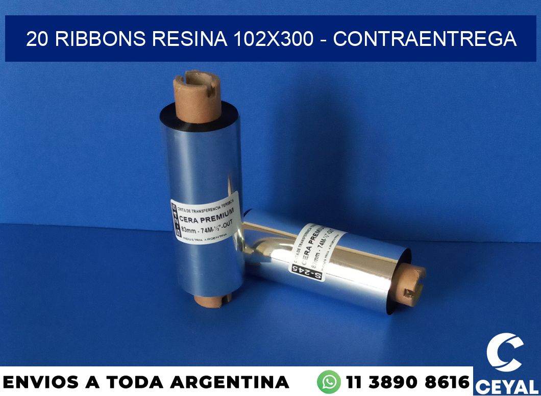 20 Ribbons resina 102x300 - contraentrega