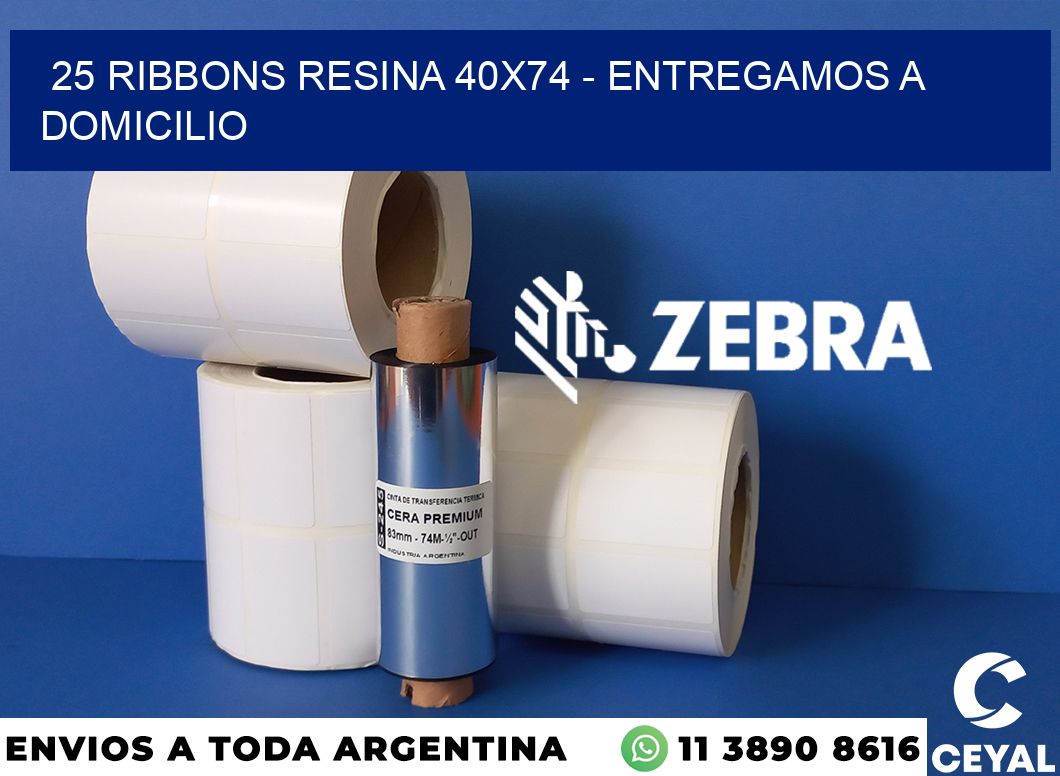 25 Ribbons resina 40x74 - entregamos a domicilio
