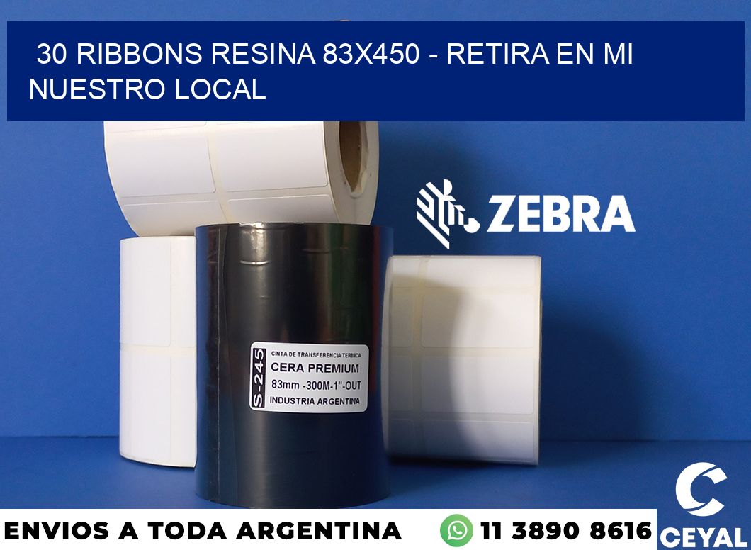 30 Ribbons resina 83x450 - retira en mi nuestro local