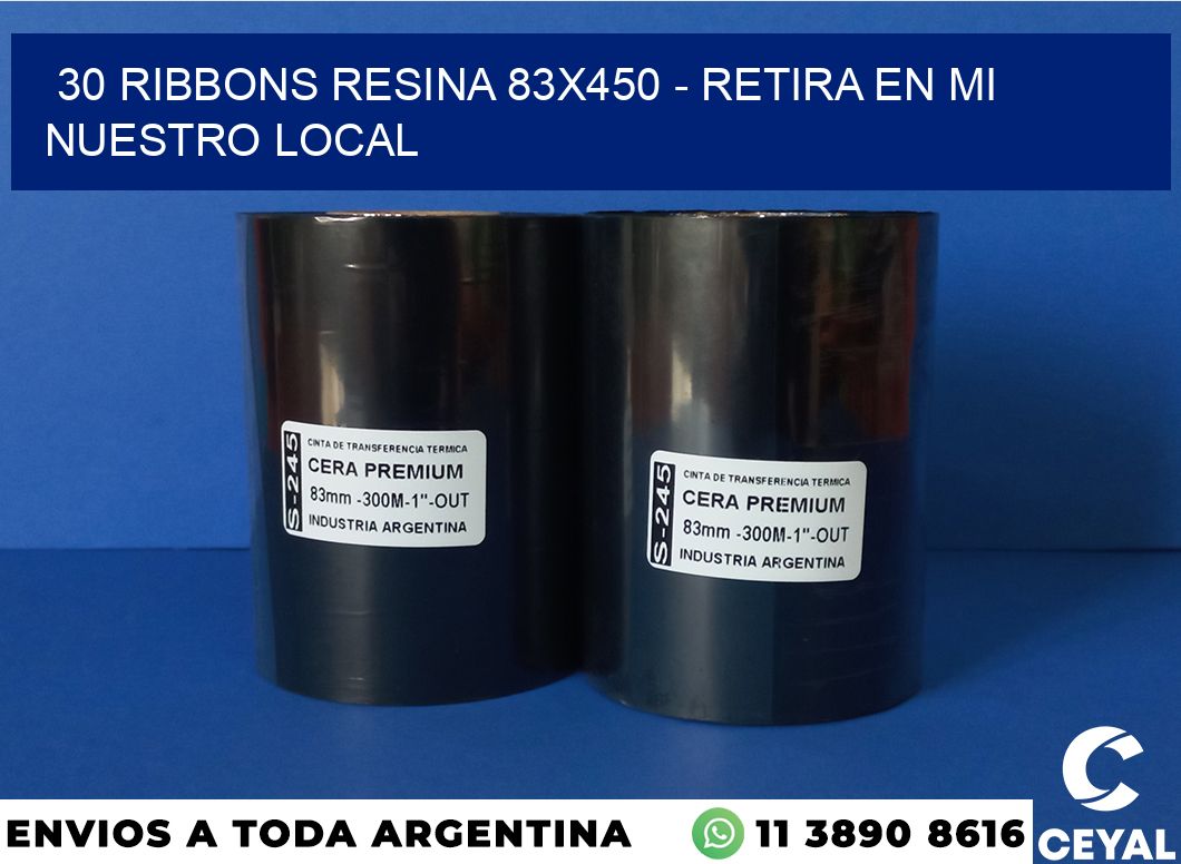 30 Ribbons resina 83x450 - retira en mi nuestro local