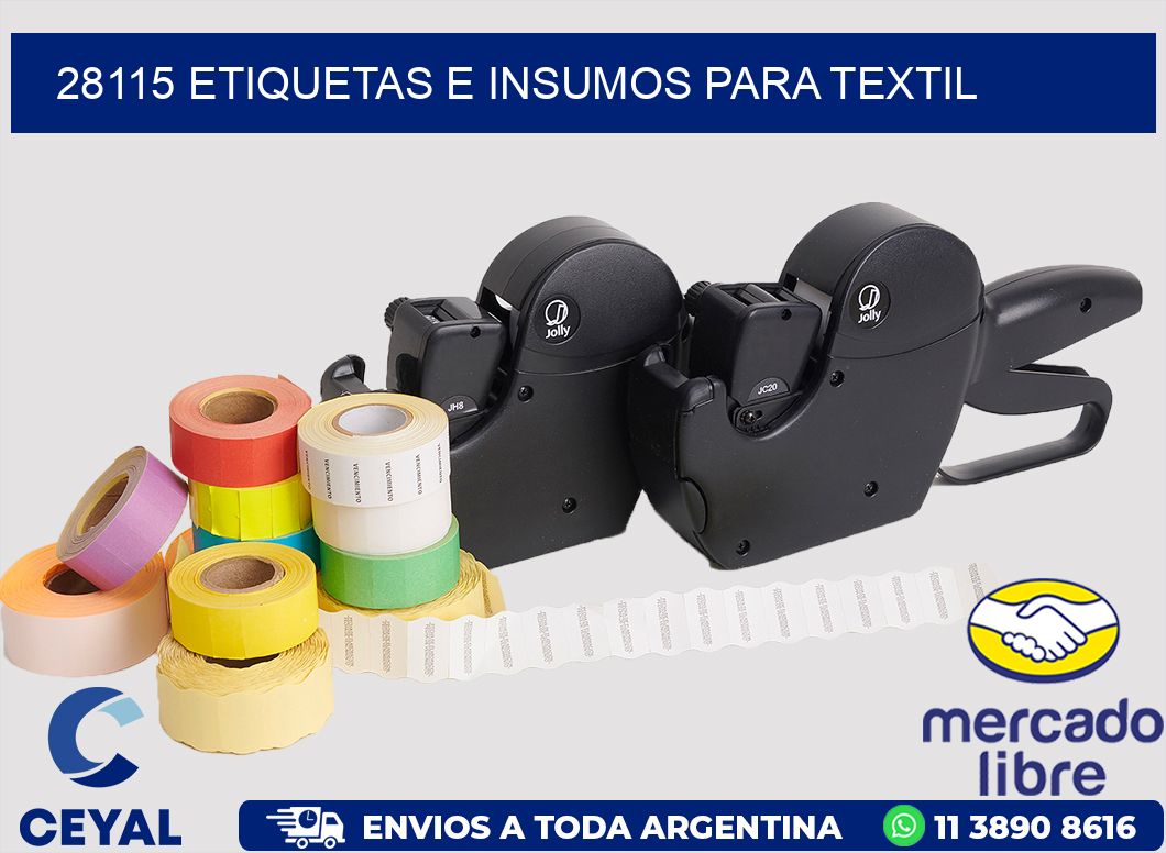 28115 etiquetas e insumos para textil