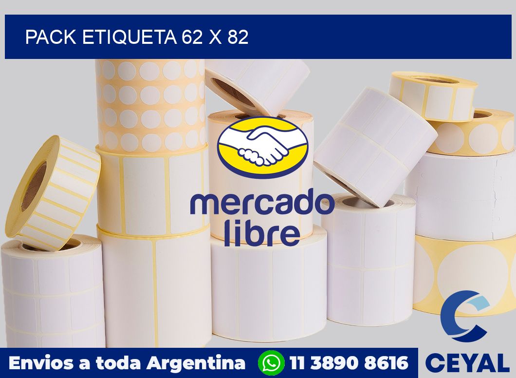 pack etiqueta 62 x 82