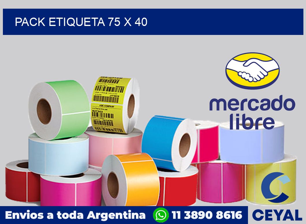 pack etiqueta 75 x 40