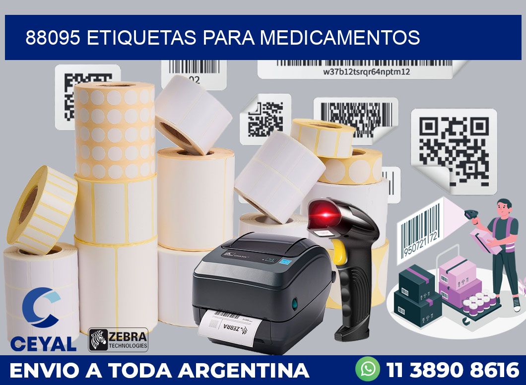 88095 ETIQUETAS PARA MEDICAMENTOS