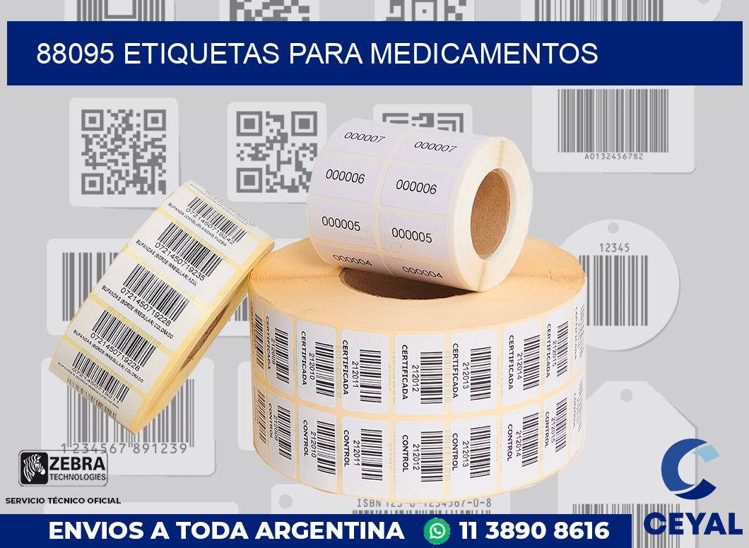88095 ETIQUETAS PARA MEDICAMENTOS