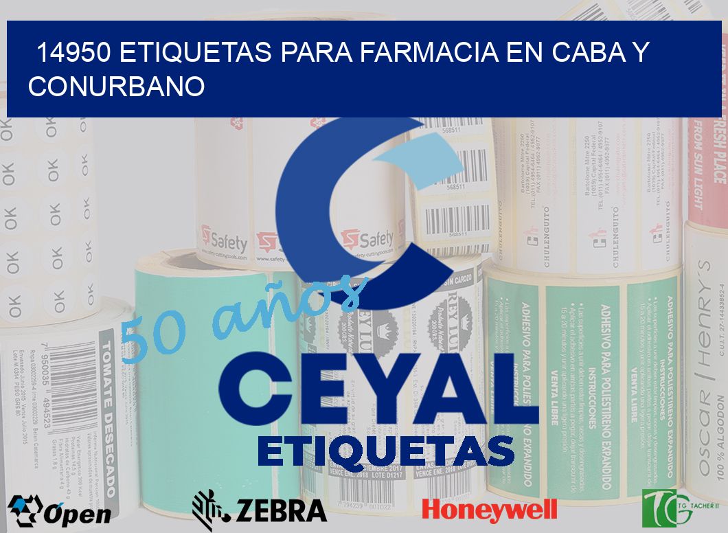 14950 ETIQUETAS PARA FARMACIA EN CABA Y CONURBANO